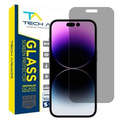 Tech Armor 3 Pack Screen Protector + 1 Camera Lens Protector for iPhone 14  Pro Max 6.7 inch - Ballistic Tempered Glass, Case Friendly, Dynamic Island